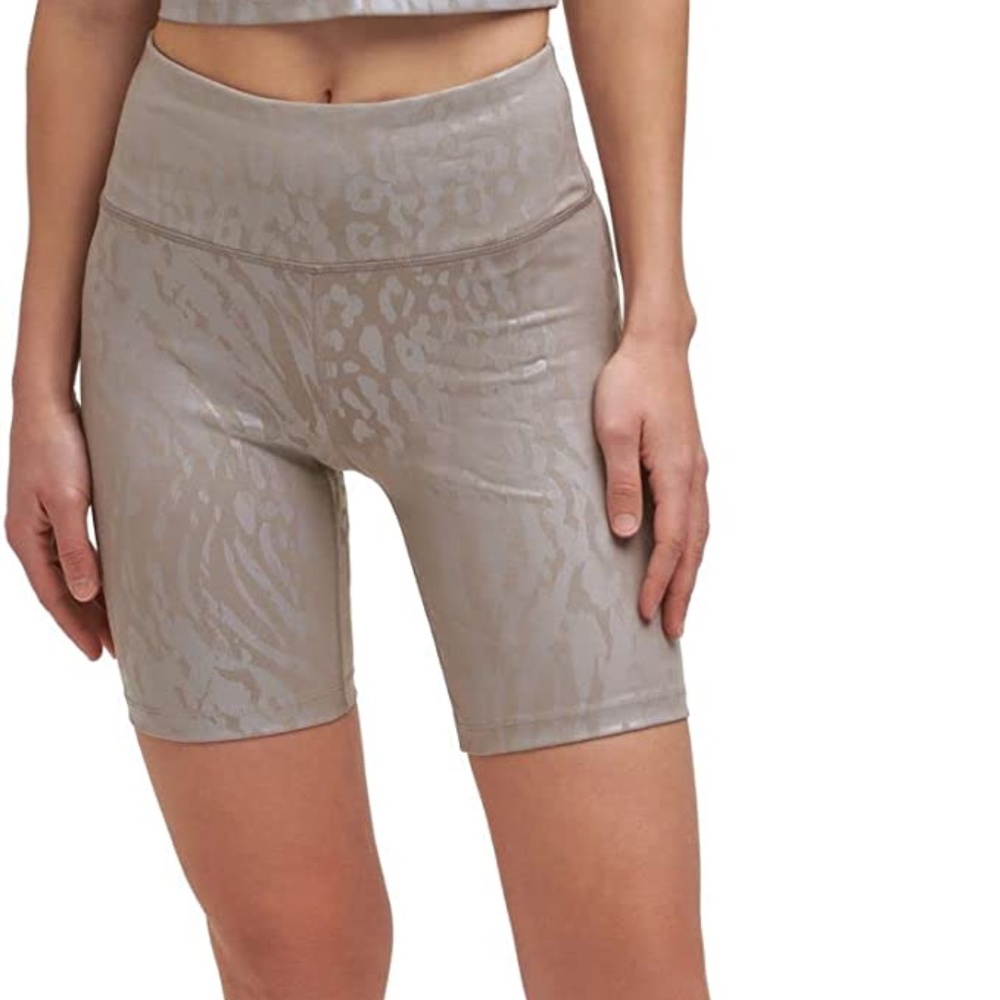 Calvin Klein Performance Women's Printed Bike Shorts Moonrock